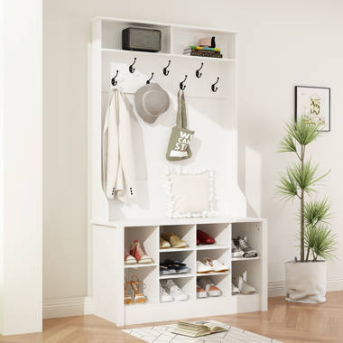 Prepac shoe cheap storage hall tree